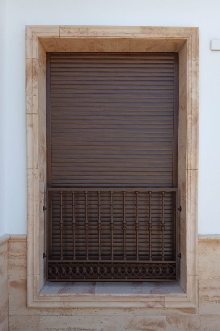 Balcón de aluminio soldado